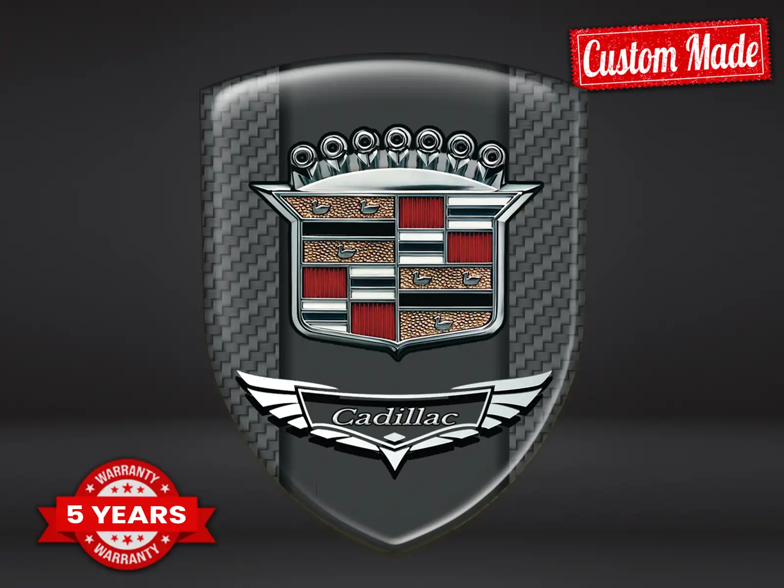 Cadillac Adesivi Vetri Auto Sportivi Premium Regolabili ST